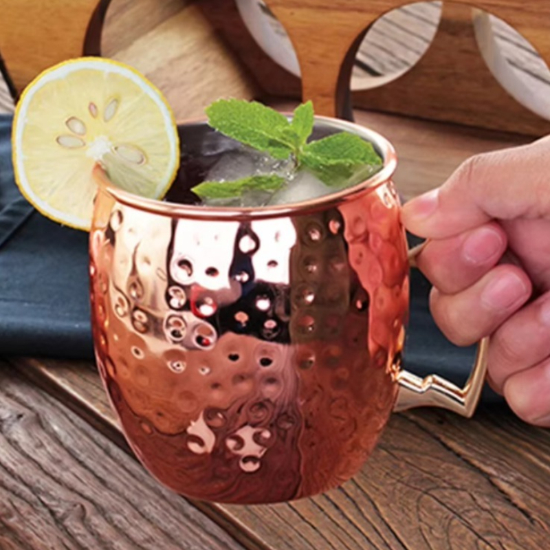 Mule Copper Mug - 530ml Cocktail Wine Cup Moscow Mule