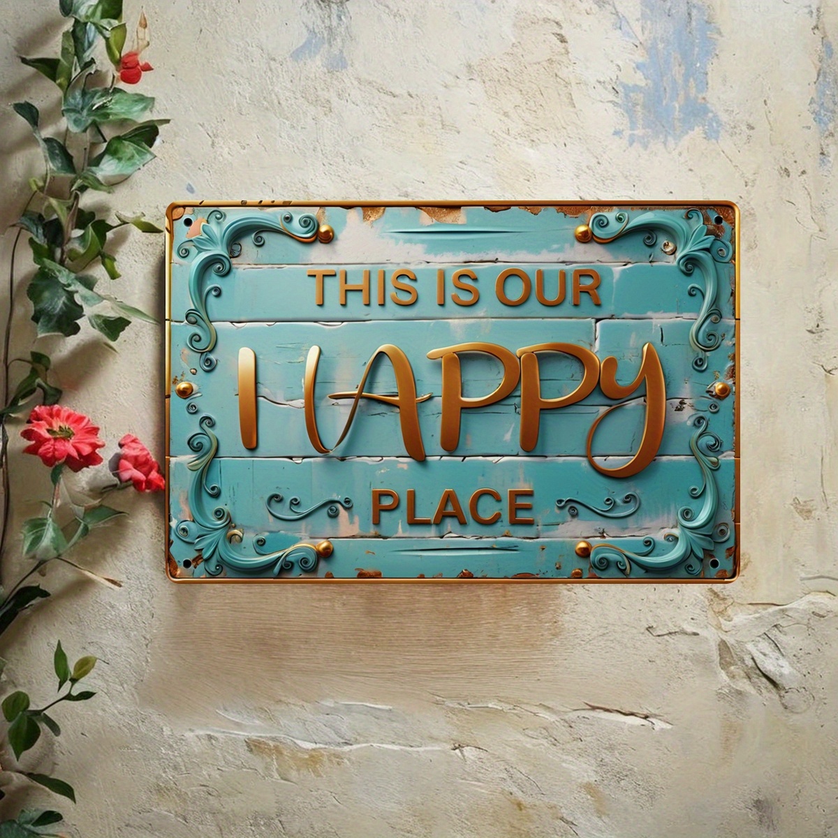 Home Bar And Coffee - Vintage Metal Sign: This Is Our
