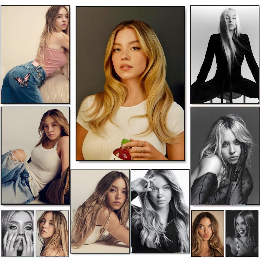 Home Bar Sydney - Actor S-Sydney S-Sweeney Poster Wall art