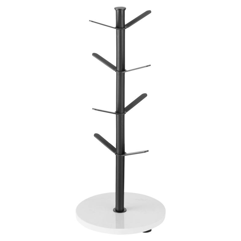Mug Holder Tree with Marble Ba - Home Bar And Counter 评论和价格
