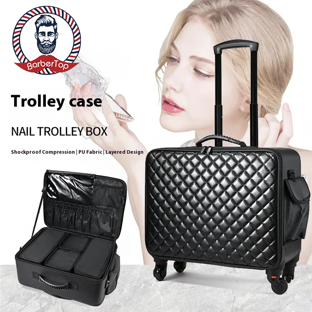 Travel Makeup Artist Bag Lugga - Home Barbershop 评论和价格
