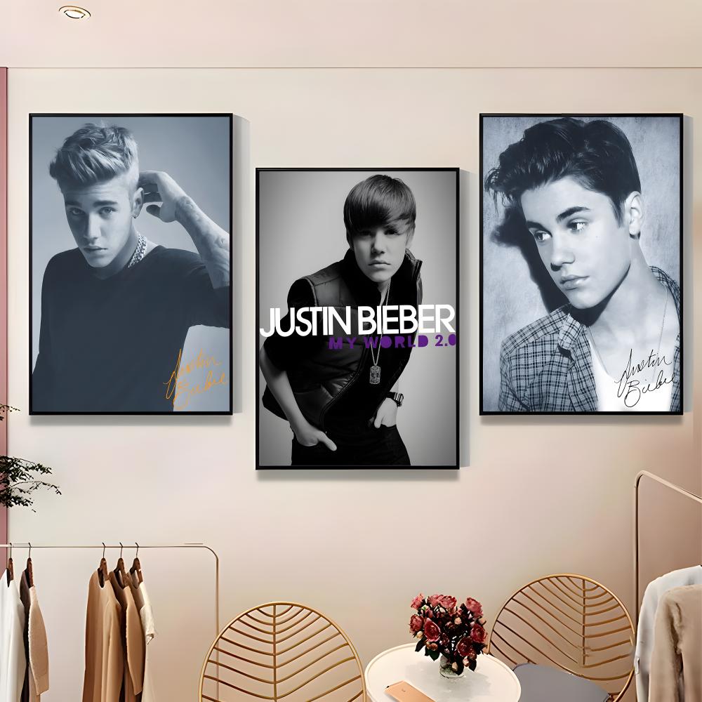Music J-Justin Bieber Poster P - Home Bar And Theater 评论和价格