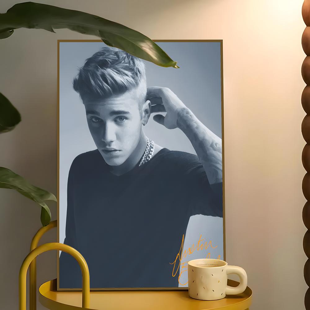 Music J-Justin Bieber Poster P - Home Bar And Theater 评论和价格