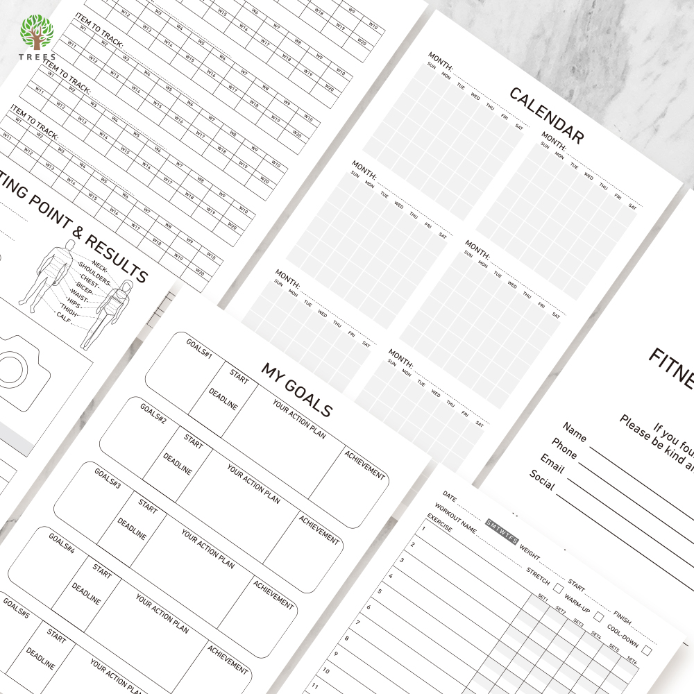 1Pc Fitness Plan Book Suitable - Cocktail Recipe Book 评论和价格