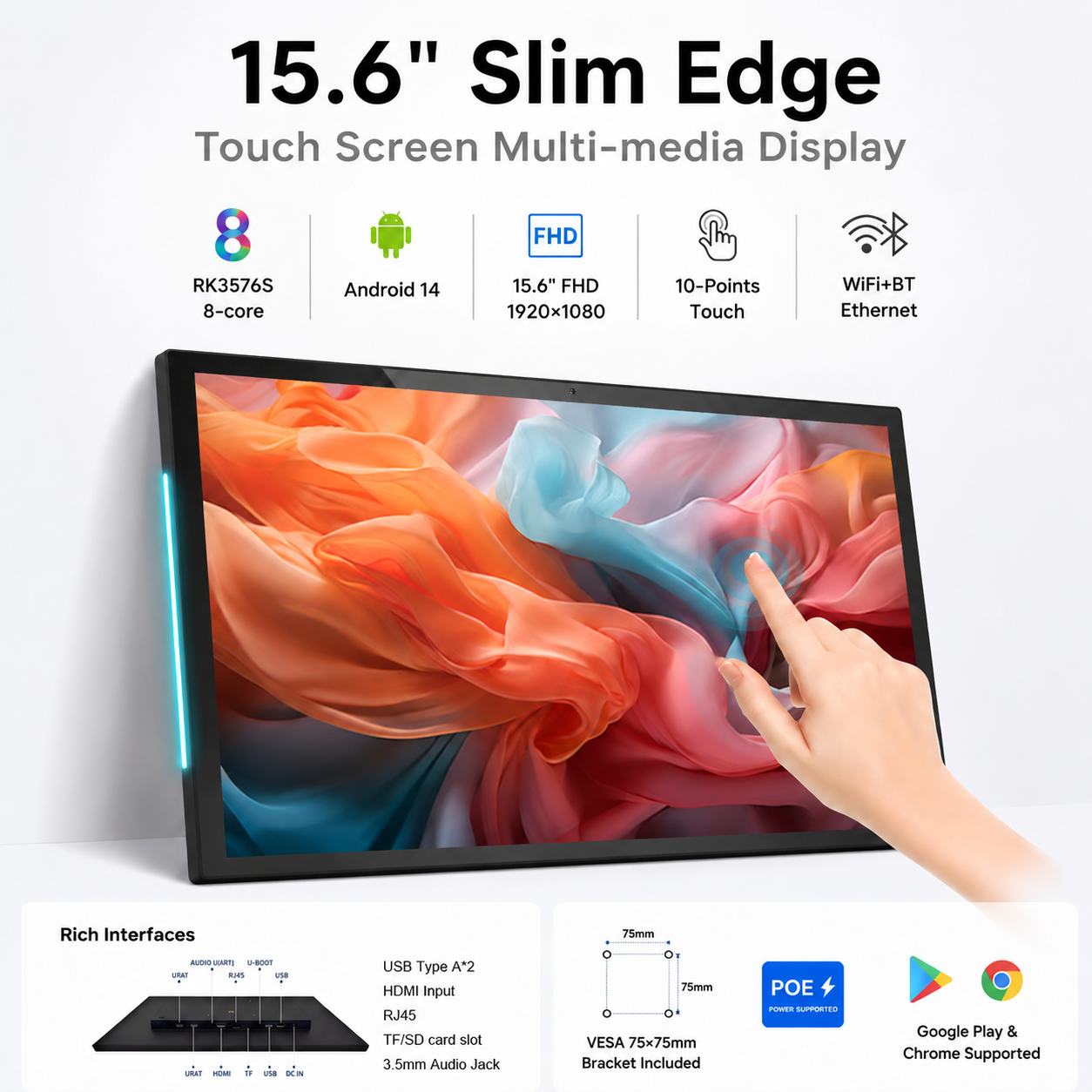 15 Inch 16:10 Wall Mount Andro - Home Bar Android 评论和价格