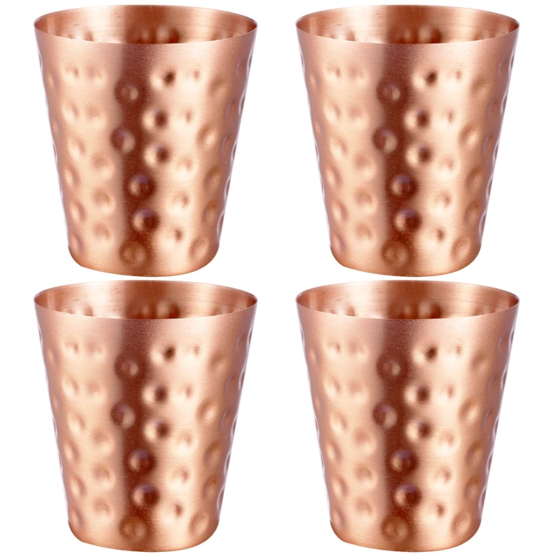 4Pcs New 100% Copper Cups Pure - Mule Copper Mug 评论和价格