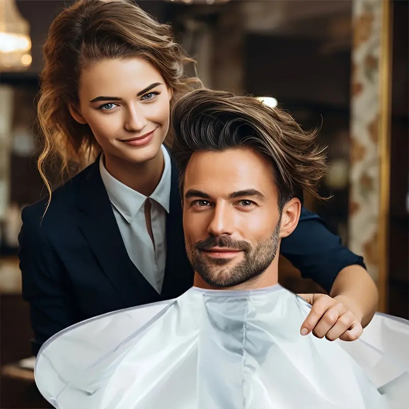 1pc Umbrella Design Hair Cutti - Home Barber 评论和价格
