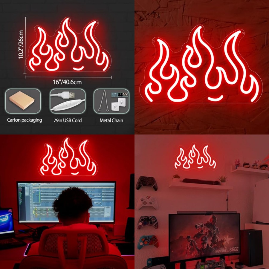 Neon Sign LED Wall Light for G - Home Bar Signs 评论和价格