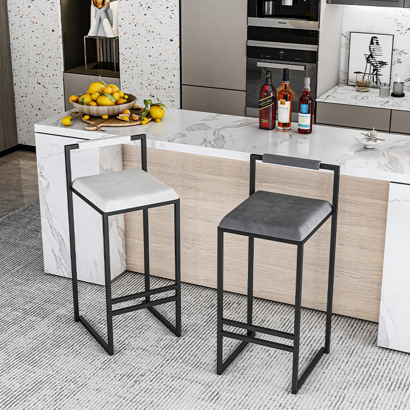 Nordic Velvet Black Bar Chairs - Home Bar Lounge 评论和价格
