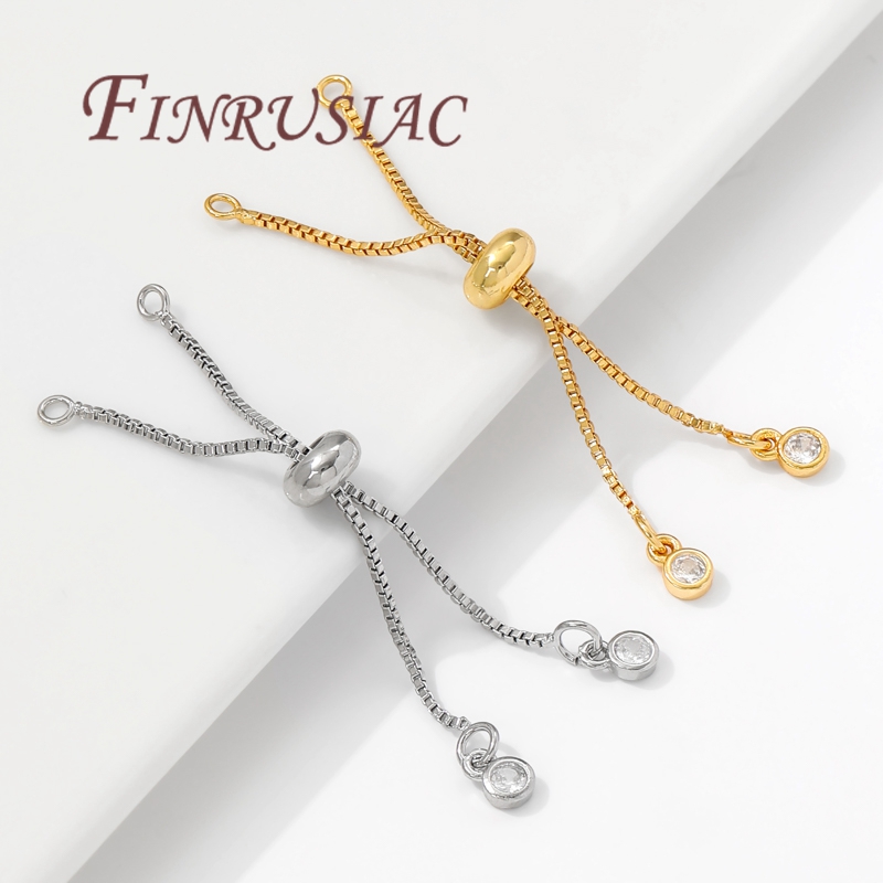 18K Gold Plated Box Chain Exte - Bar Cart Gold 评论和价格