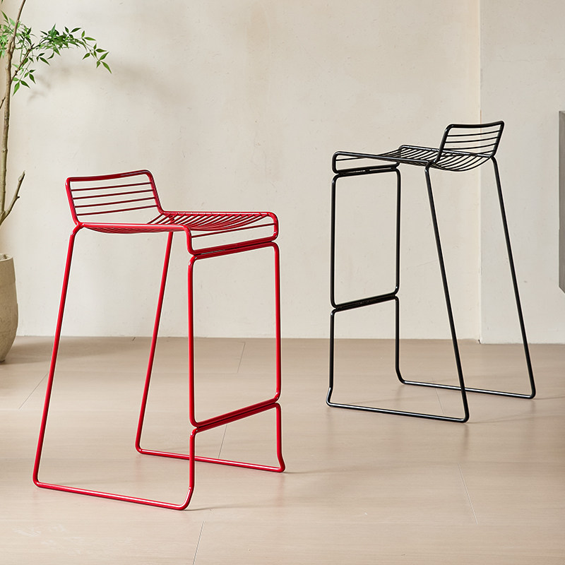 Nordic Minimalist Bar Stool Mo - Home Bar Seating 评论和价格