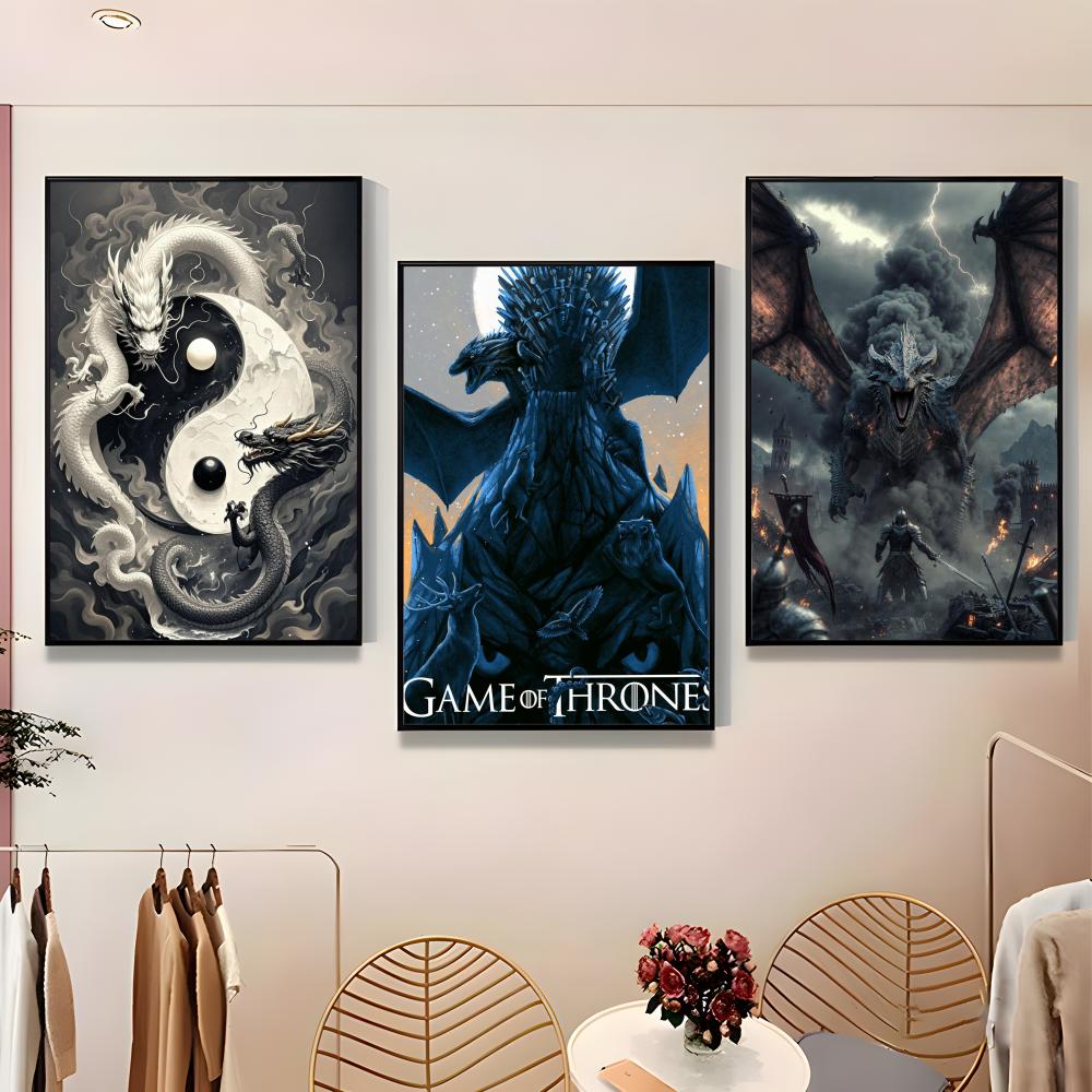 Art R-Red Fox Dragon Elephant  - Home Bar And Theater 评论和价格