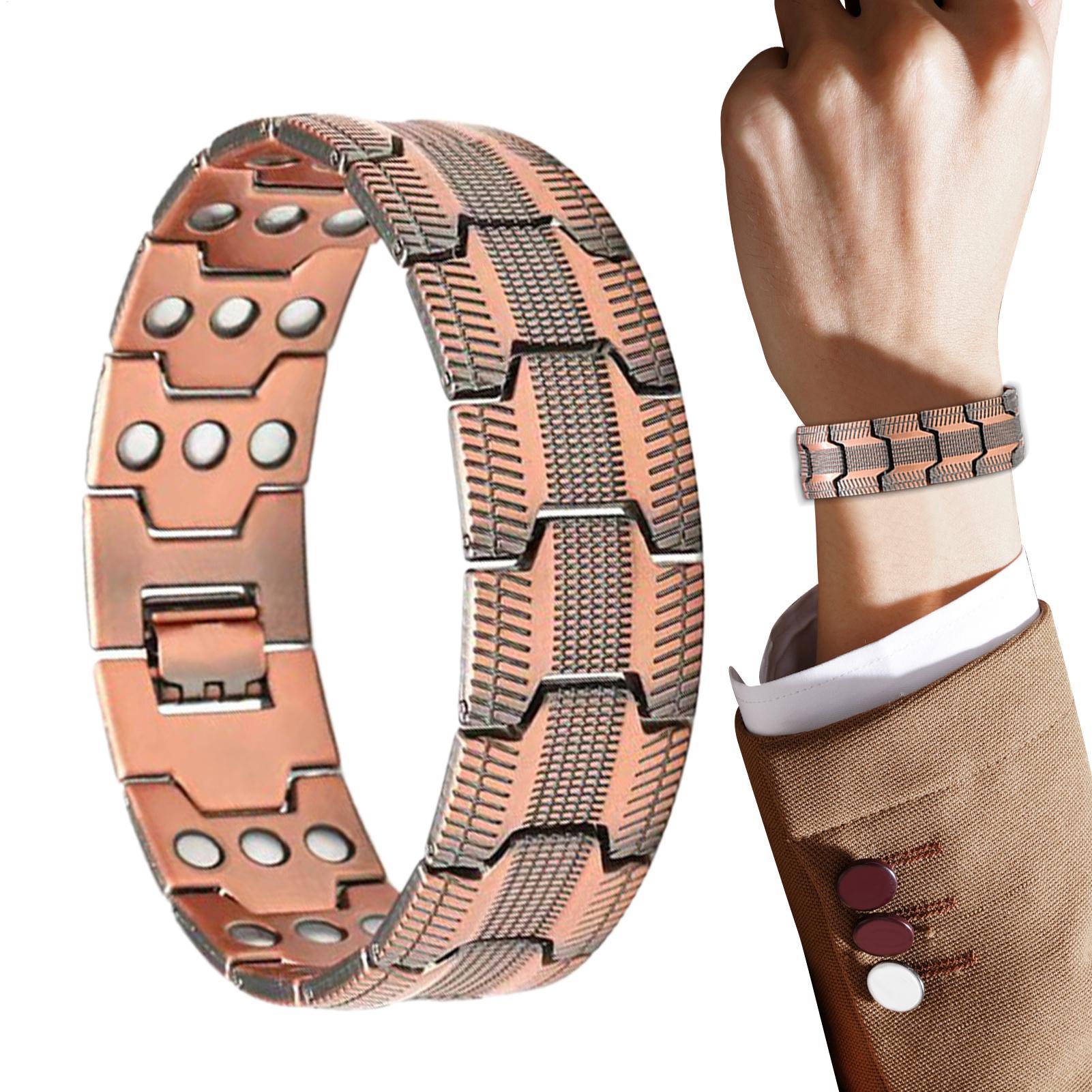 3-Row Magnetic Copper Bracelet - Home Bar Android 评论和价格
