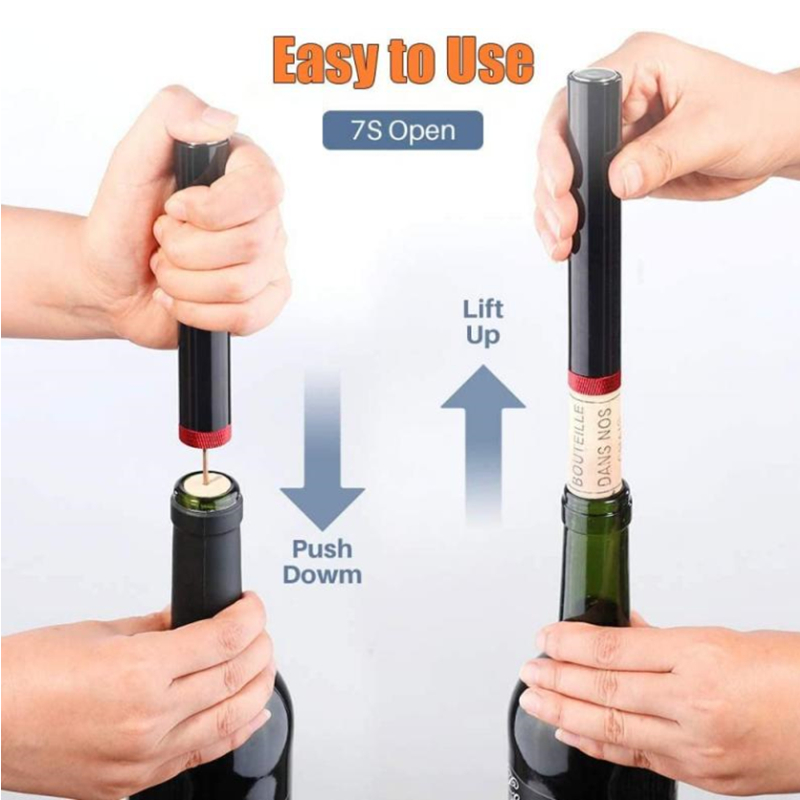 New Air Pressure Pump Wine Bot - Wine Preservation Pump 评论和价格