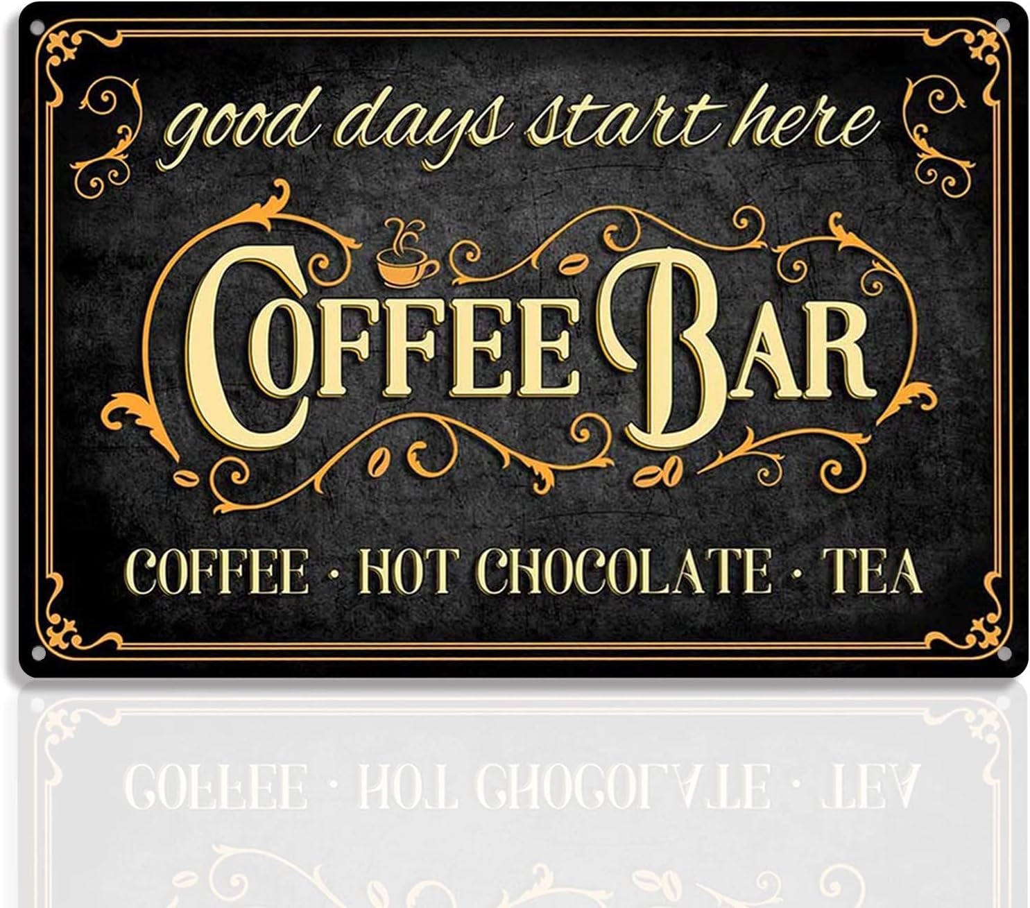 u1,Coffee Bar Sign Hot Chocola - Home Bar And Coffee 评论和价格