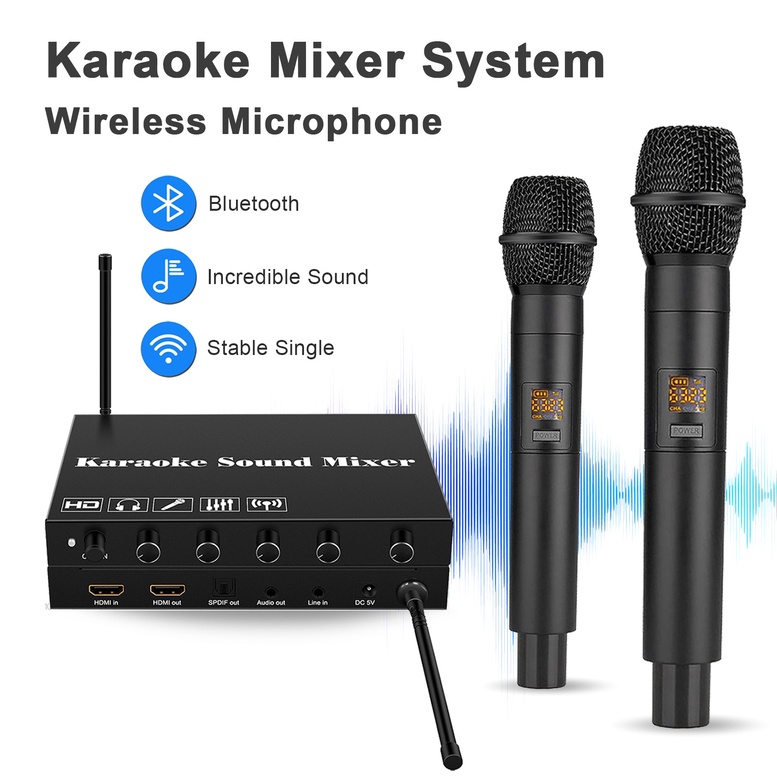 HDMI Karaoke Player Mixer Home - Home Bar And Theater 评论和价格