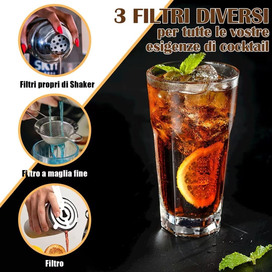 11-Piece Bartender Kit With Co - Home Bar Stand 评论和价格
