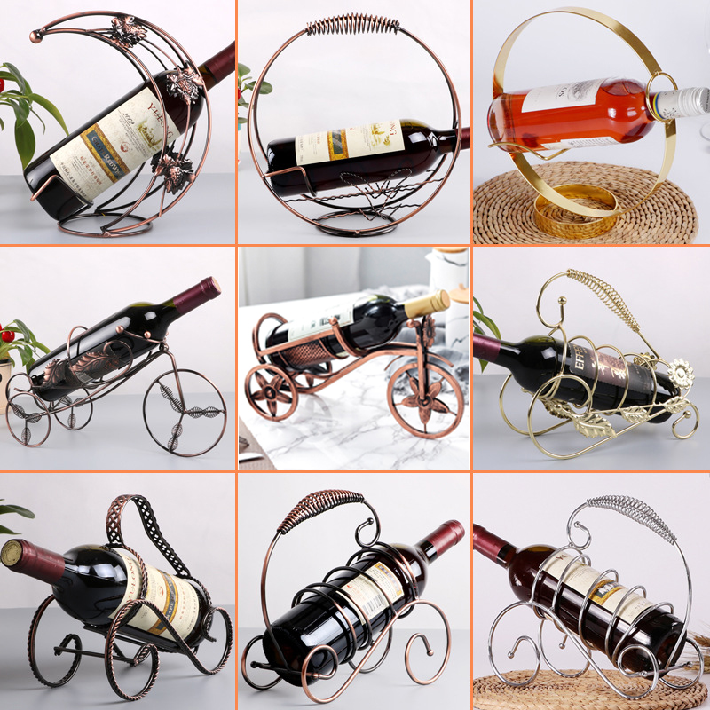 Metal Wine Rack Hanging Wine G - Home Bar Stand 评论和价格