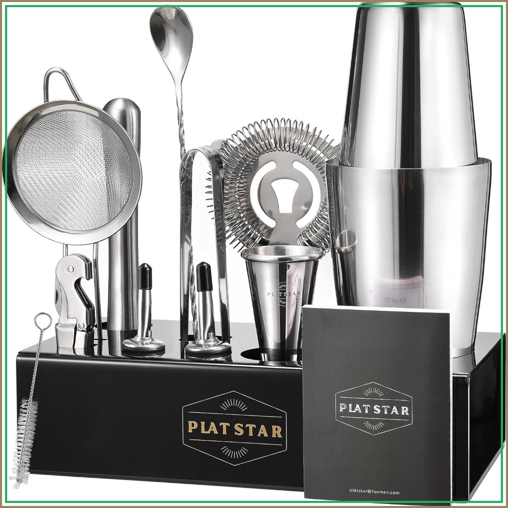 Complete Bartender Kit with St - Cocktail Recipe Book 评论和价格