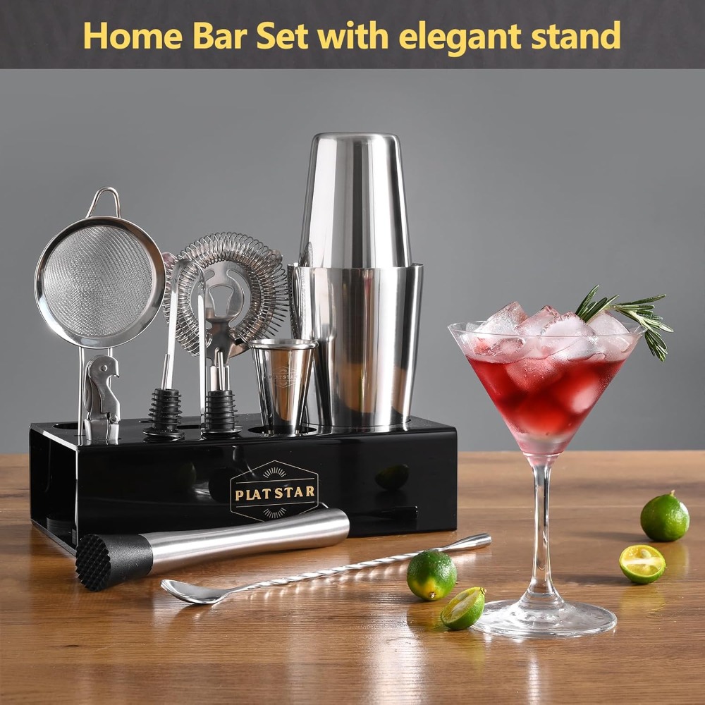 Complete Bartender Kit with St - Cocktail Recipe Book 评论和价格