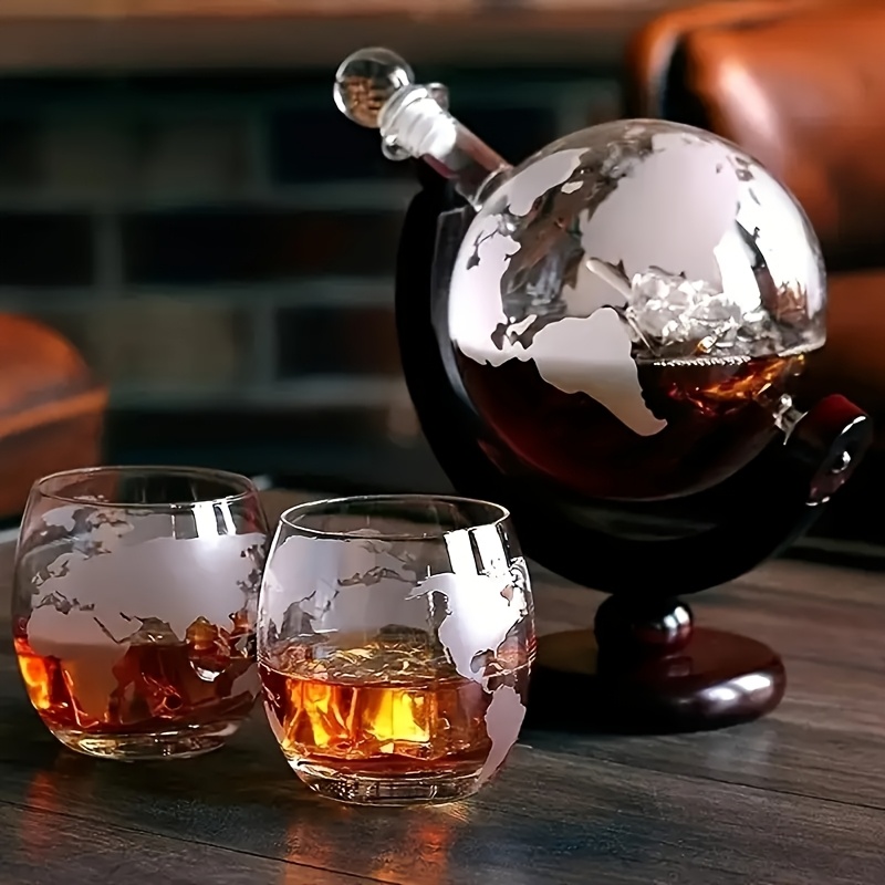 1 Sobering Up Set, 2 World Map - Decanter Globe Set 评论和价格