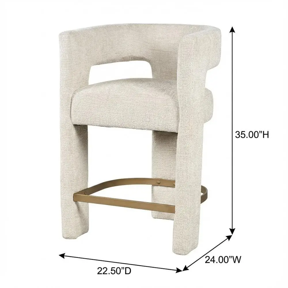 Gwen Natural Upholstered Count - Home Bar Seating 评论和价格
