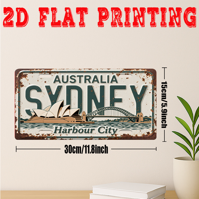 Tin Sign - Australia Sydney Ha - Home Bar Sydney 评论和价格