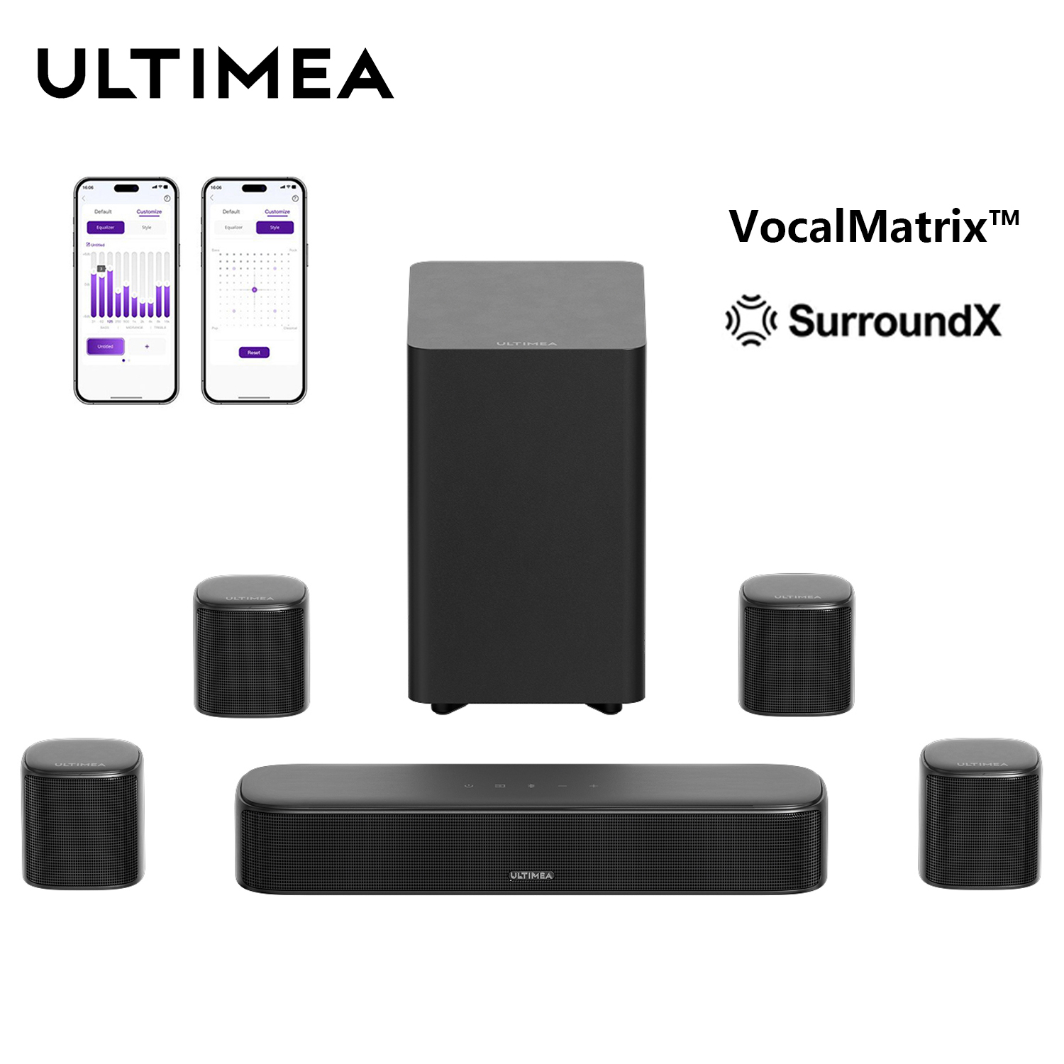 ULTIMEA 7.1ch Sound Bar with S - Home Bar And Theater 评论和价格