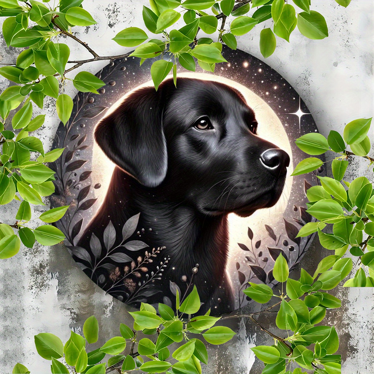 Charming Black Labrador and Ki - Home Bar And Kitchen 评论和价格