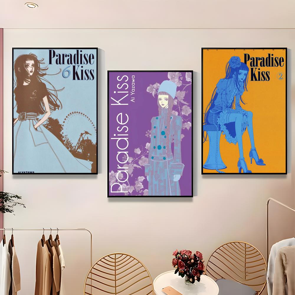 Fashion Paradise Kiss Poster P - Home Bar And Theater 评论和价格