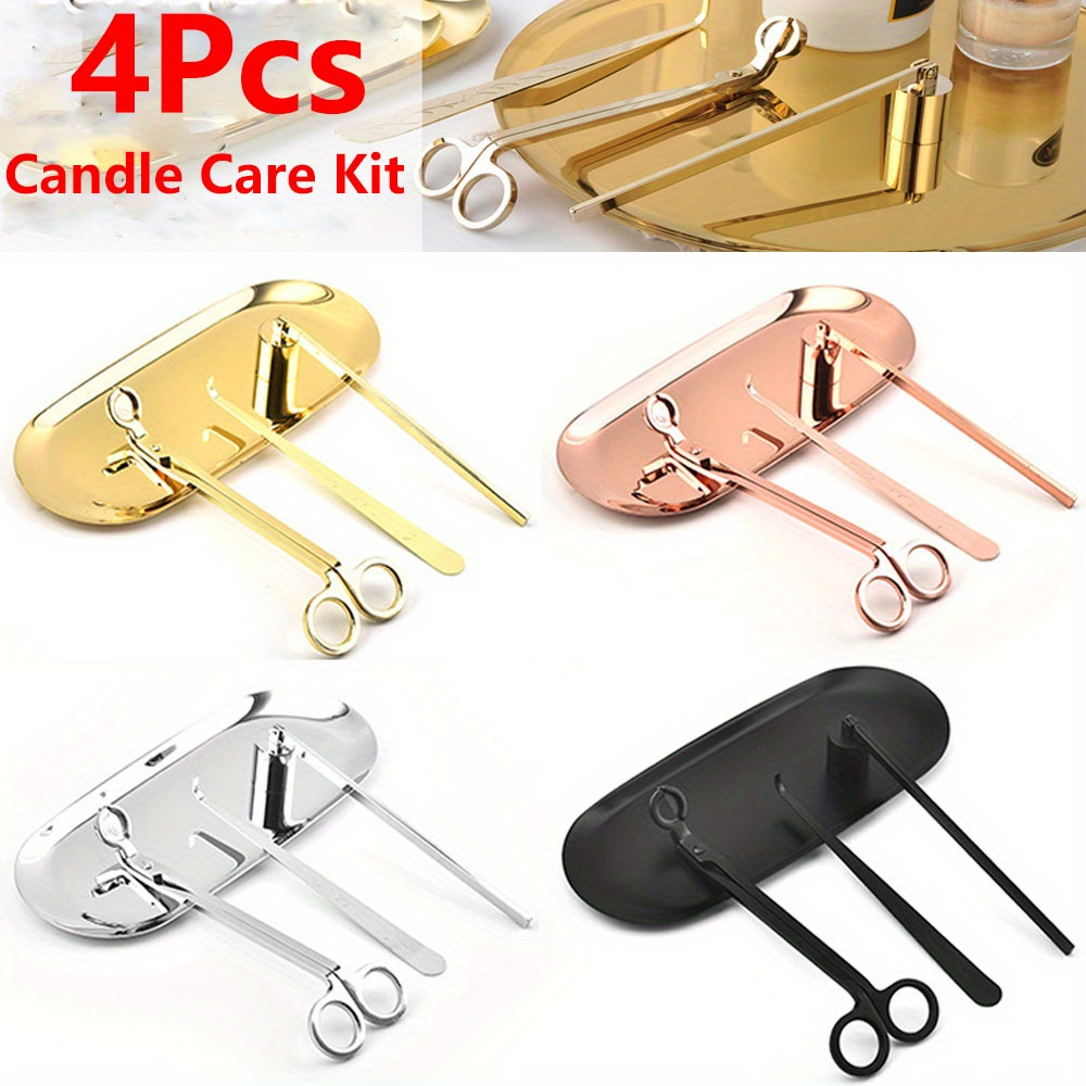 4pcs/set Luxury Candle Care Ki - Home Barbershop 评论和价格