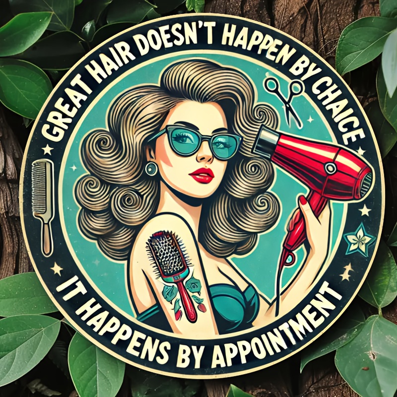 1pc Retro Hair Care Metal Alum - Home Barbershop 评论和价格