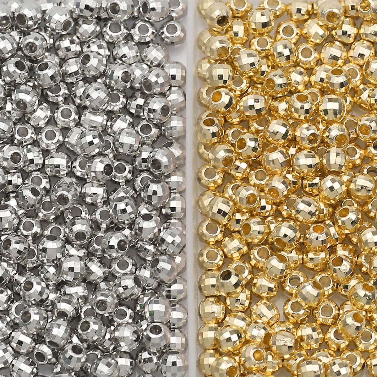 200PCS 4MM faceted round Loose - Bar Cart Gold 评论和价格