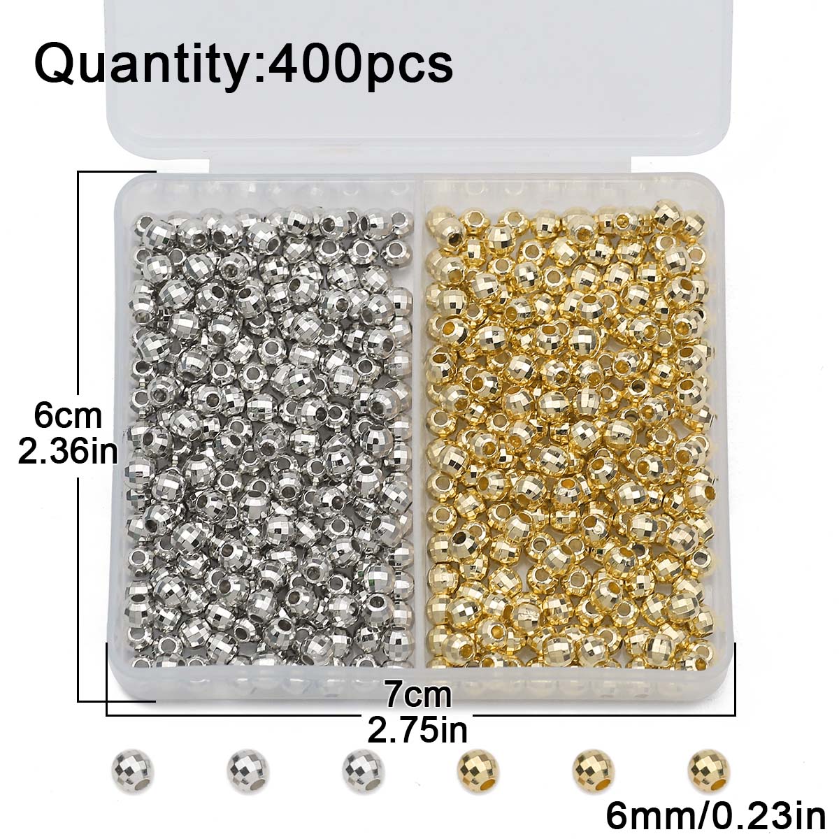 200PCS 4MM faceted round Loose - Bar Cart Gold 评论和价格