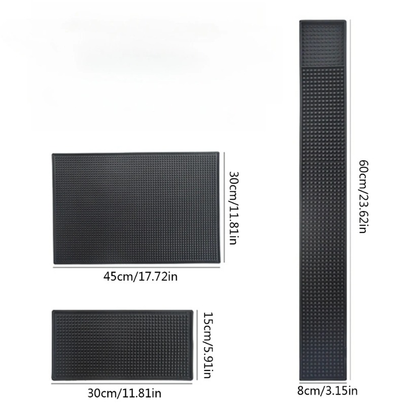 Bar Mat Rubber Dish Drying Mat - Home Bar Shelf 评论和价格
