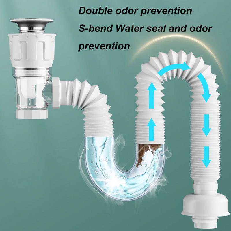 Telescoping Anti-odor Drain Pi - Home Bar Sink 评论和价格