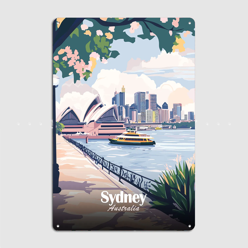 Sydney Australia Travel Poster - Home Bar Sydney 评论和价格