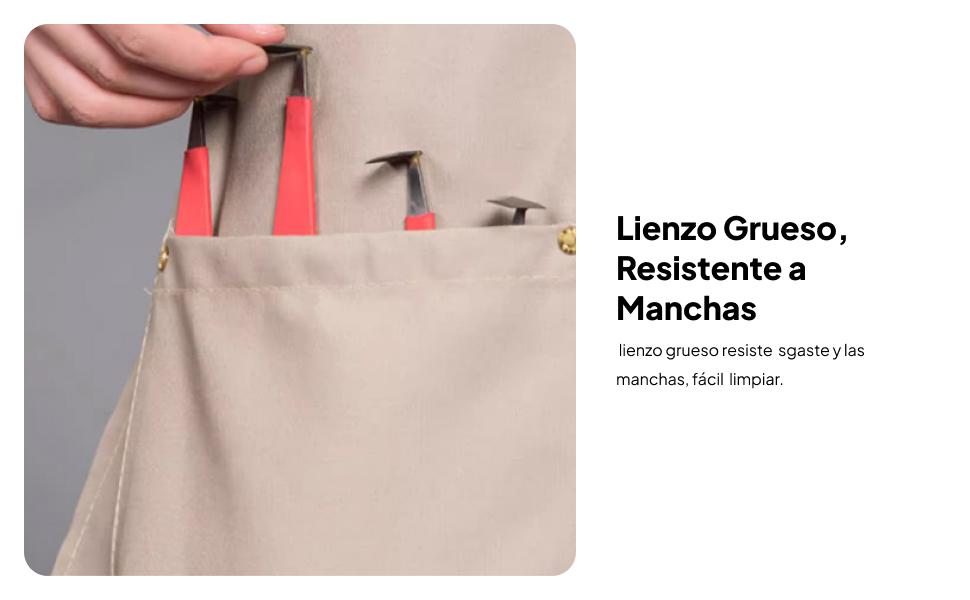 Unisex Canvas Apron with Split - Home Barbershop 评论和价格