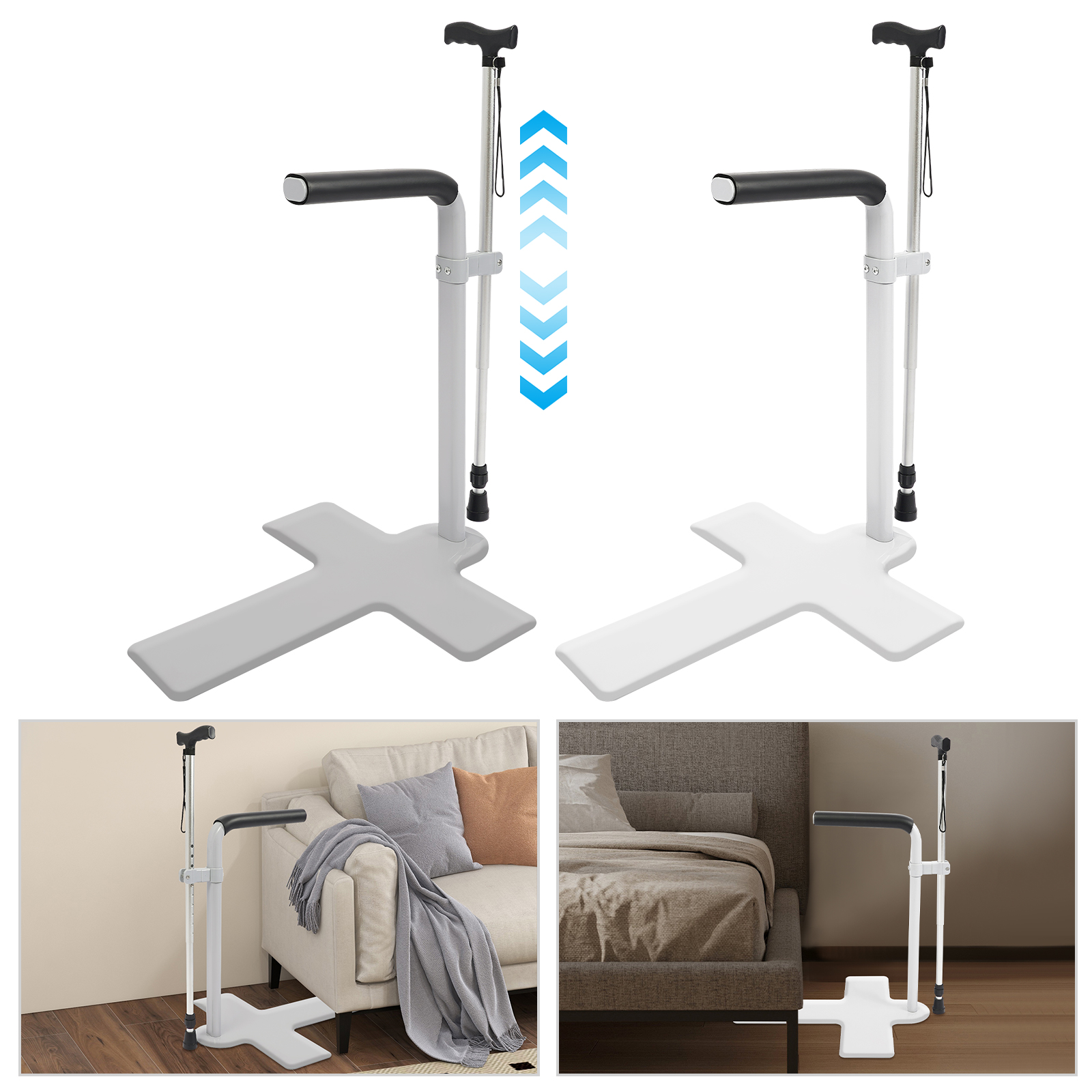 Grey White Carbon Steel Bed So - Home Bar Stand 评论和价格