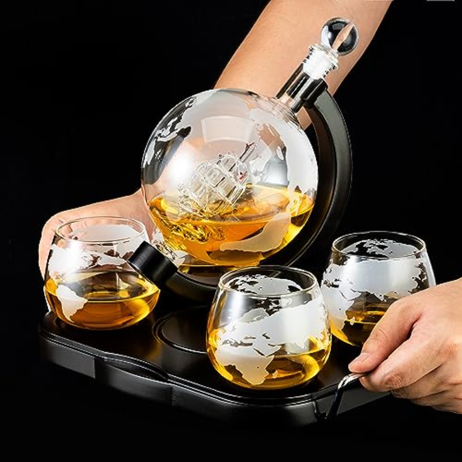 Whiskey Decanter Globe Set Gif - Decanter Globe Set 评论和价格