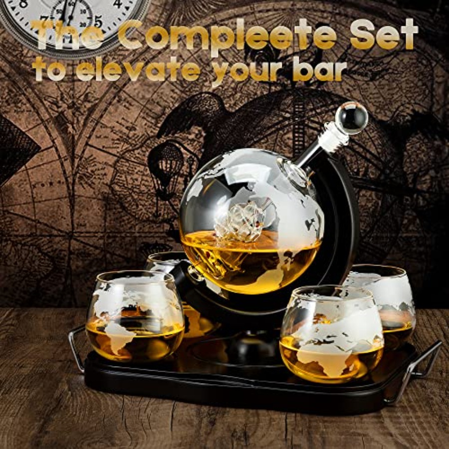 Whiskey Decanter Globe Set Gif - Decanter Globe Set 评论和价格