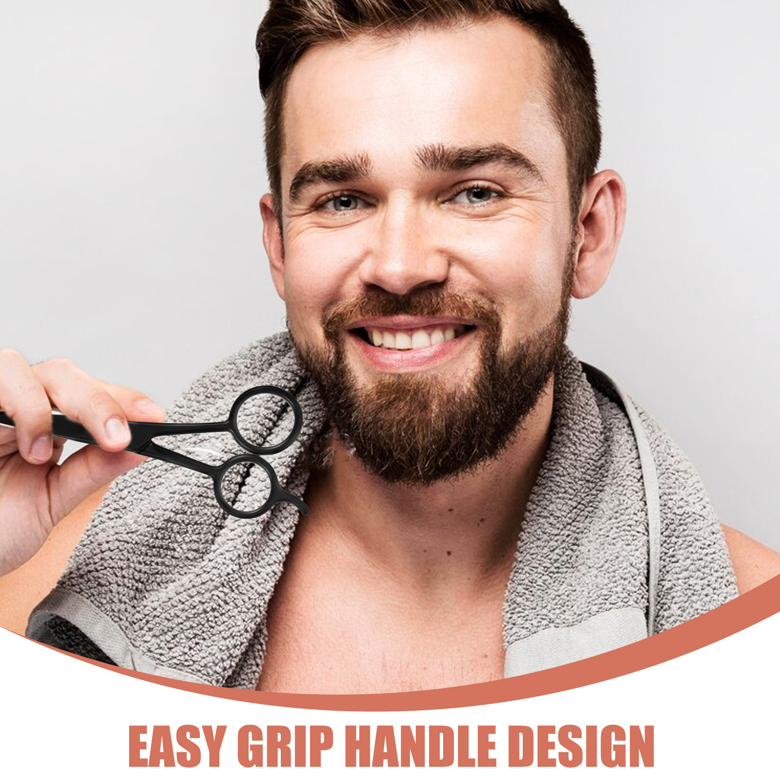 1Set Beard Shears Kit Stainles - Home Barbershop 评论和价格