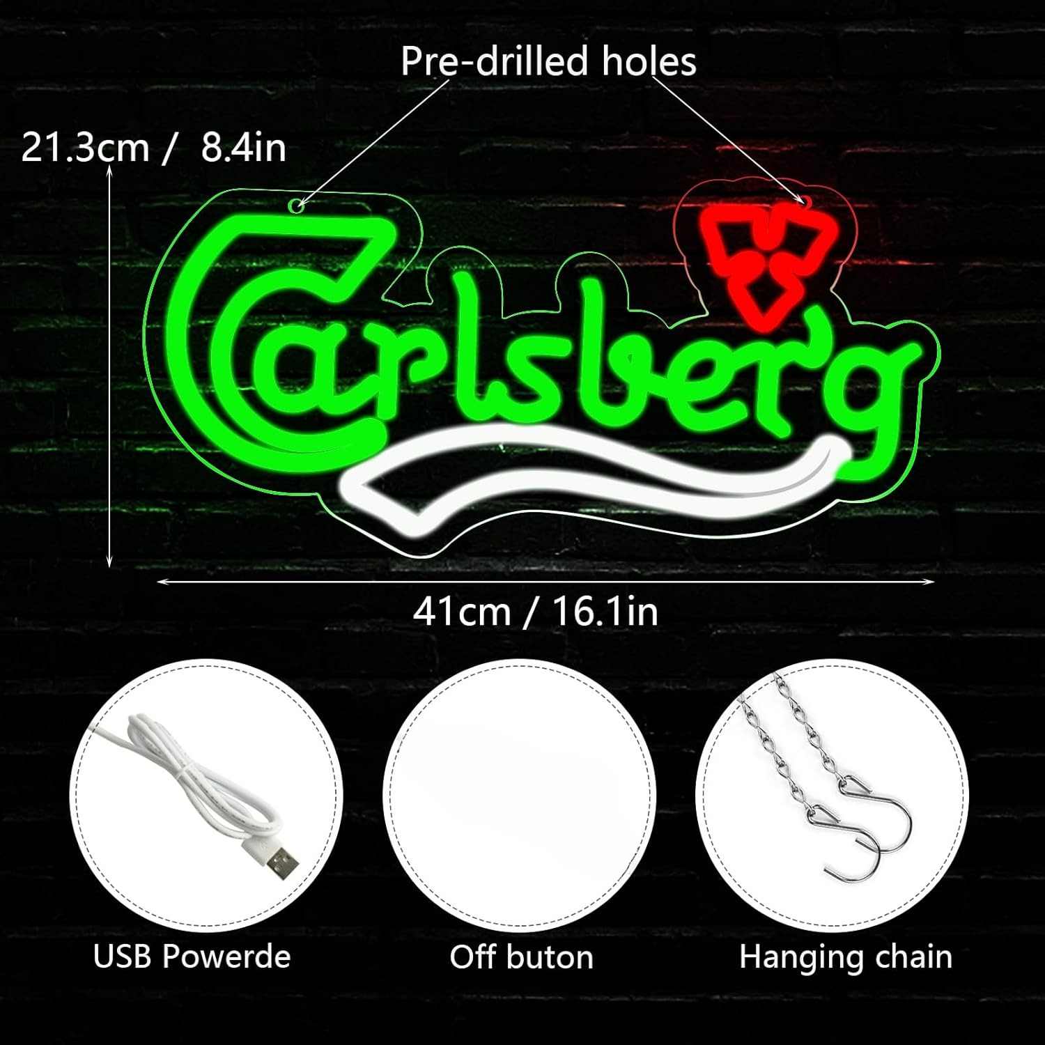 Beer Neon Sign Business USB Le - Home Bar And Kitchen 评论和价格