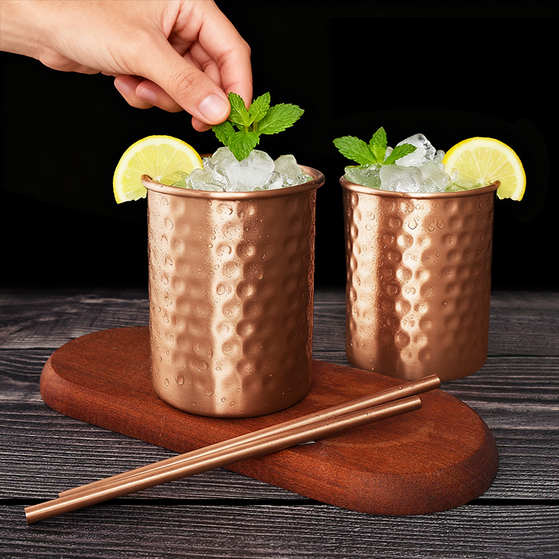 2/4PCS Pure Copper Moscow Mule - Mule Copper Mug 评论和价格