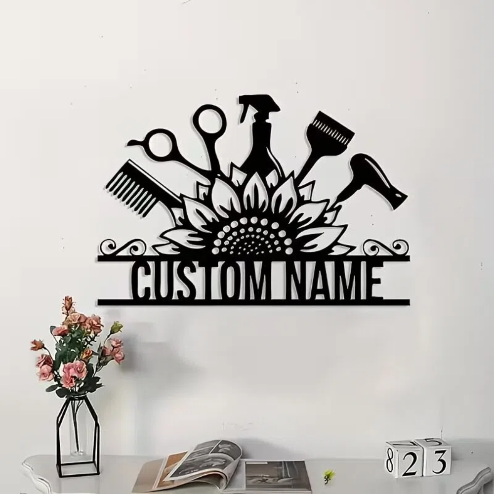 Custom Hair Stylist metal Name - Home Barbershop 评论和价格