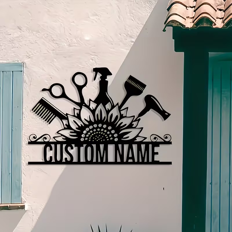 Custom Hair Stylist metal Name - Home Barbershop 评论和价格