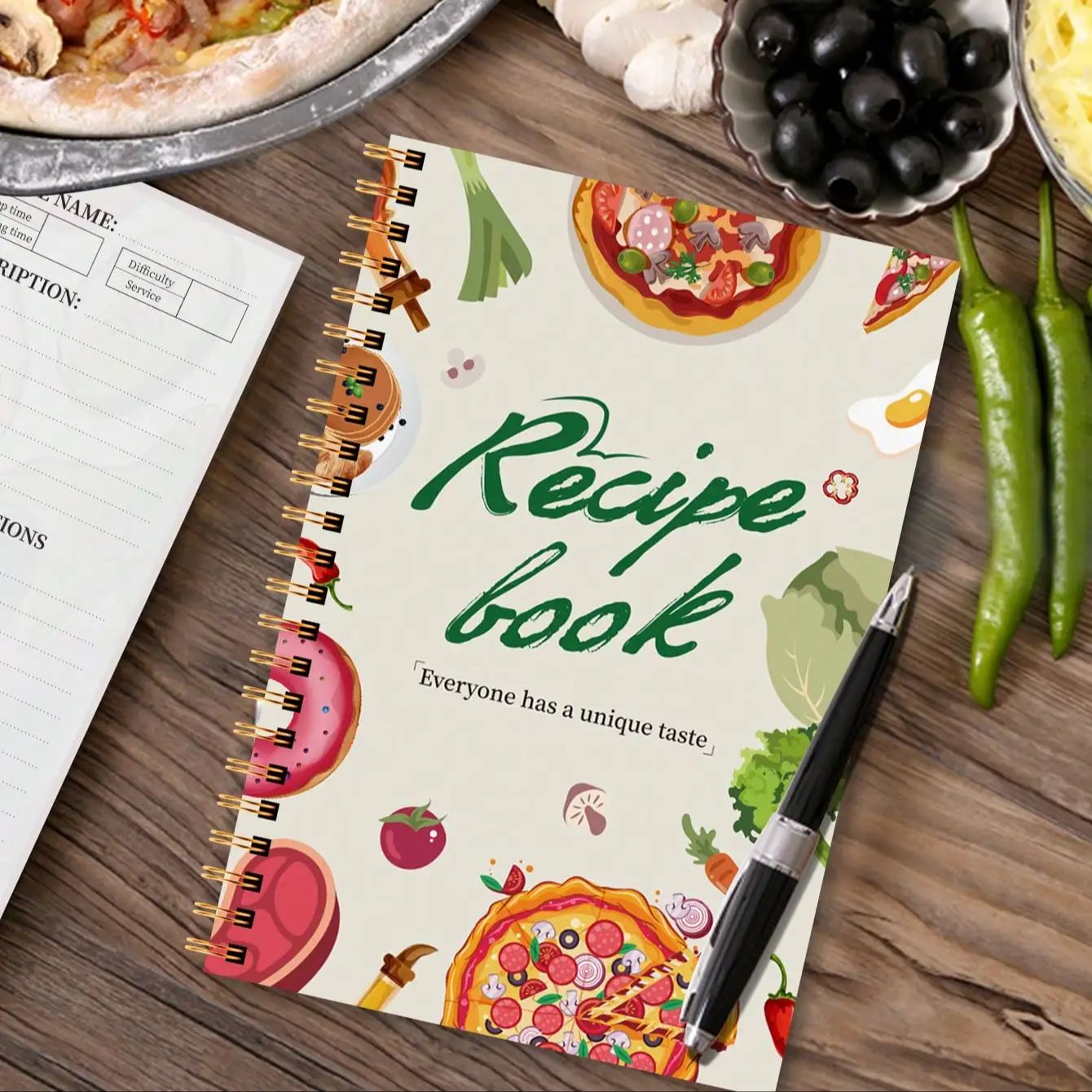 A5 Recipe Book with Full-Color - Cocktail Recipe Book 评论和价格