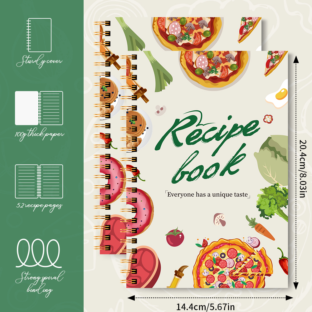 A5 Recipe Book with Full-Color - Cocktail Recipe Book 评论和价格