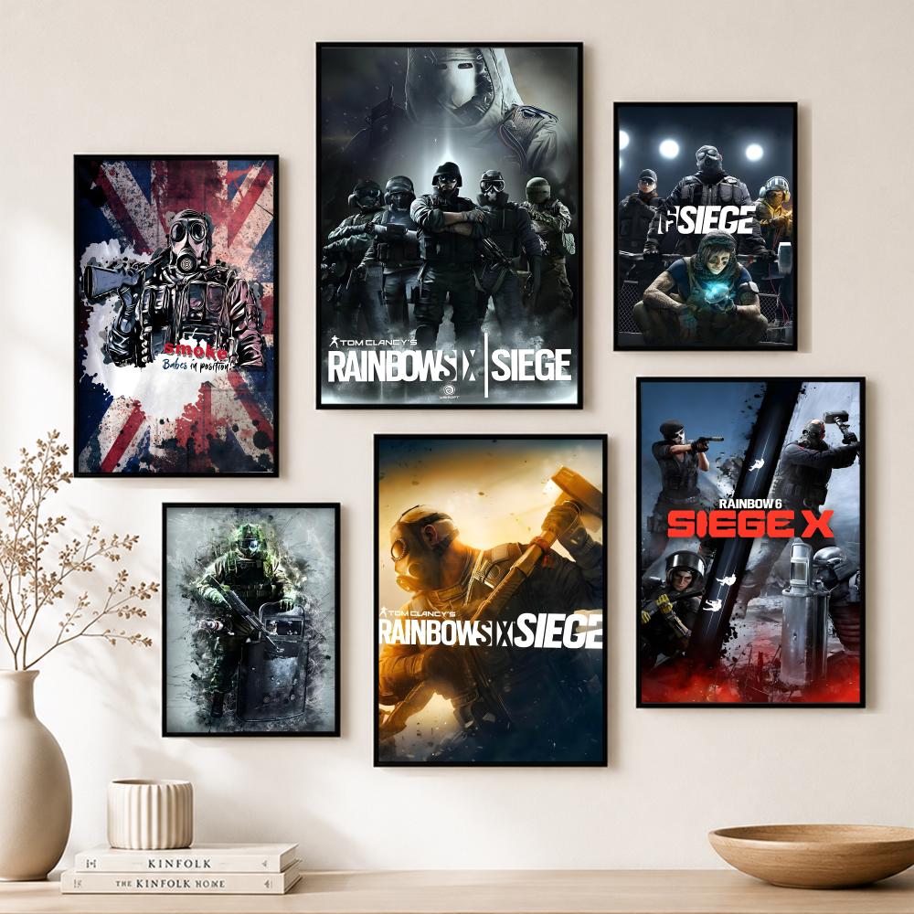 Game R-Rainbow Six Poster Pape - Home Bar And Theater 评论和价格