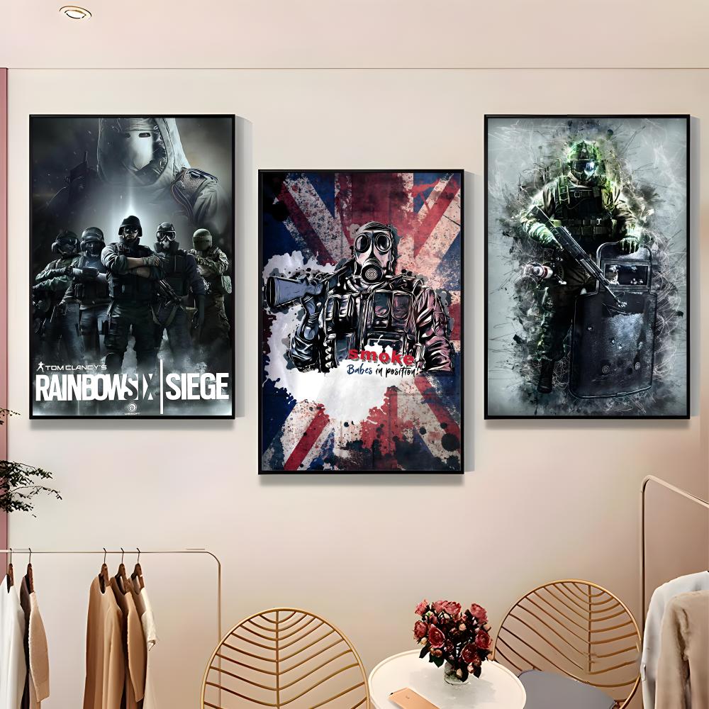 Game R-Rainbow Six Poster Pape - Home Bar And Theater 评论和价格